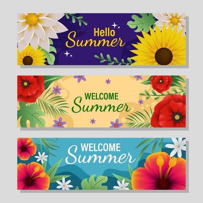 Summer Floral Banner