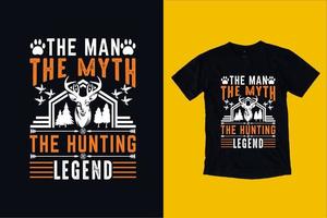 Hunting t shirt design for Hunting vector