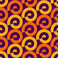 Seamless pattern vector design. Orange black color of swirl. In concepts of paper, cloth, textile, printing, industrial, sheet, bed, dress, tablecloth, dress, vacation, holiday, Halloween, harvesting.