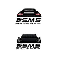 Sporty autoclub logo vector