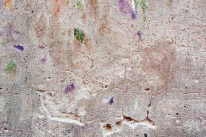 Texture of a concrete wall with cracks and scratches which can be used as a background photo