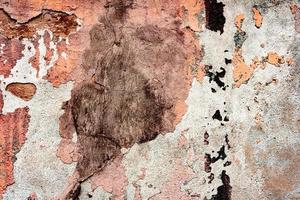 Texture of a concrete wall with cracks and scratches which can be used as a background photo
