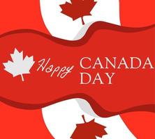 illustration vector of canada day