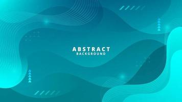 Abstract Blue  Fluid Wave Background vector