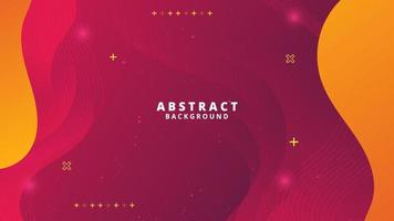 Abstract Red  Fluid Wave Background vector