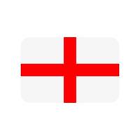 England flag vector icon isolated on white background
