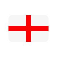 England flag vector icon isolated on white background