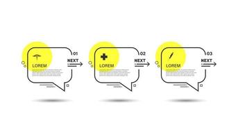 gráfico de proceso de visualización de información médica elemento abstracto del diagrama con paso, opción, sección o proceso plantilla de negocio de vector para presentación concepto creativo para infografía