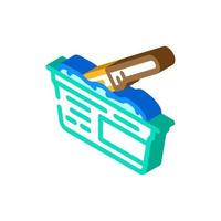 soft cheese isometric icon vector illustration