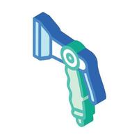 pistol spray watering isometric icon vector illustration