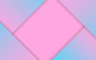 Pastel gradient abstract geometric origami background. colorful flat geometry line style for presentation layout. Blue and pink rectangle template banner. vector illustration