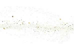 Light gold glitter confetti texture vector