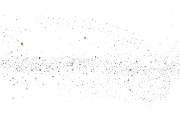 Light gold and light silver glitter confetti background.