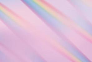 efecto realista de la lente de la llamarada del prisma del arco iris. ilustración vectorial de textura de refracción de luz vector