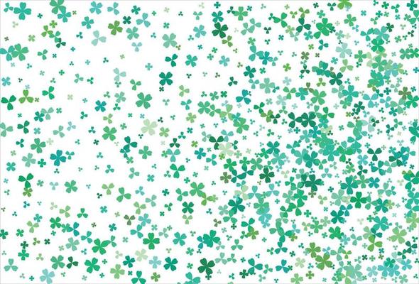 Clover background. Clover leaf, St. Patrick day background