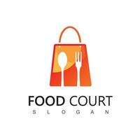 Food Court And Store Logo Template vector
