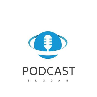 Microphone Logo For Podcast Business Company Symbol