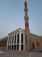 Mecca, Saudi Arabia, June 2022 - Nimrah mosque located in the plains of Arafat, Makkah. Nimrah mosque is one of the most famous mosques as the Khutbah for Hajj is aired from there. photo