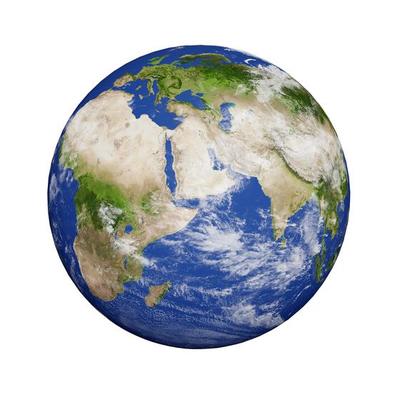 earth white background high resolution