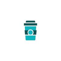 icono de línea de vaso de papel. signo de estilo lineal para concepto móvil y diseño web. icono de vector de contorno. símbolo, ilustración de logotipo. gráfico vectorial