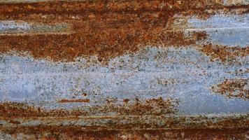 Rusty old metal texture background for interior exterior and industrial construction concept design. photo