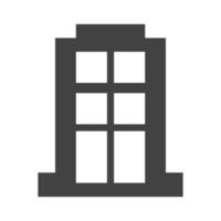 Apartment Glyph Black Icon vector