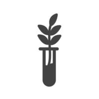 Successful Growth Glyph Black Icon vector