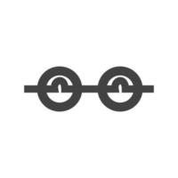 Lamps in Series Glyph Black Icon vector