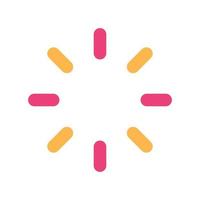 Network activity Flat Multicolor Icon vector