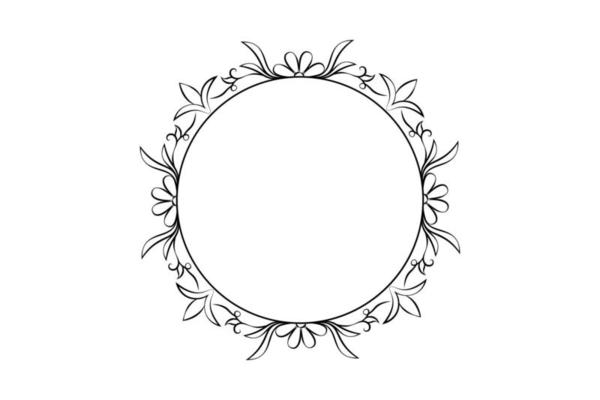 Floral Circle Vector Art Icons And Graphics For Free Download