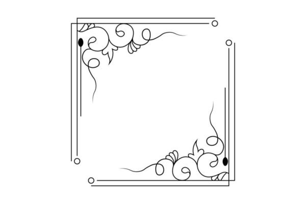 flower frame vector, floral hand drawing frame, free vector