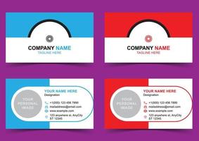 Modern Business Card Design vector