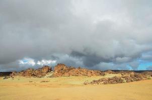 Cloudy Day in El Teide National Park photo