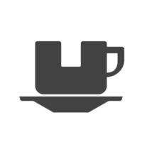 Cups Swing Glyph Black Icon vector