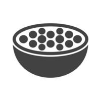 Food Glyph Black Icon vector