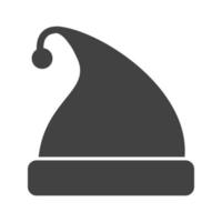 Bonnet Glyph Black Icon vector