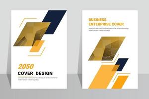 Business enterprise multi-purpose modern book cover template vector