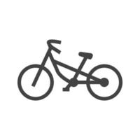 Cycle Glyph Black Icon vector