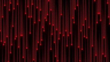 Abstract circle grid glow animation background. Shape falling video