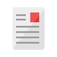 Article Flat Multicolor Icon vector