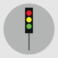 Traffic Signal Icon Vector