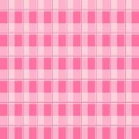 Pink and white plaid pattern background. Pink plaid on fabric pattern square pattern for cloth vector