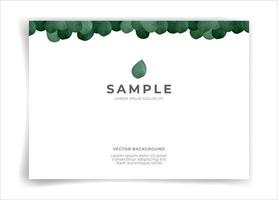 The leaf background feels natural and fresh for your product. Background template is simple and look clean make your product luxury and elegant. vector