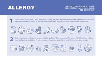 Allergy On Products Landing Header Vector