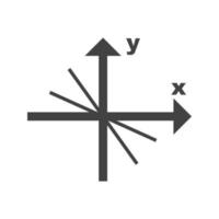 Linear Function Glyph Black Icon vector