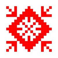 the symbolism of the Belarusian ornament, the symbol of the child vector