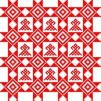 napkin with Belarusian ornament vector