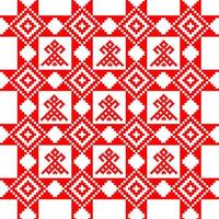 napkin with Belarusian ornament vector