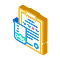 soil analysis isometric icon vector illustration color