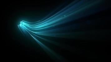 Abstract Glowing 3d Light Strokes Background video
